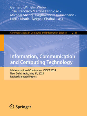 cover image of Information, Communication and Computing Technology